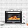 25 Litre Table Top Oven Mini Oven with Double Hotplates Image 3