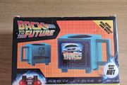 Back to the future, heat color change mug, tv shape