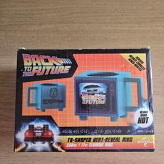 Back to the future, heat color change mug, tv shape