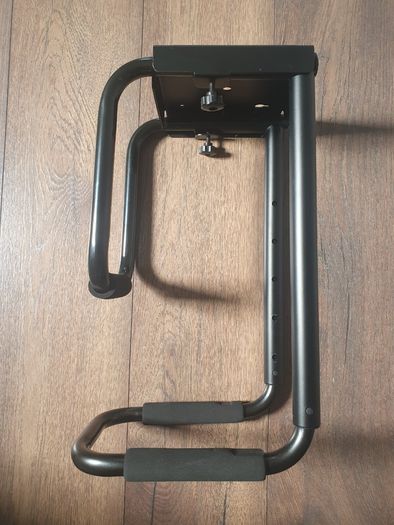VIVO Heavy Duty Adjustable Under-Desk PC Mount, BLACK, Home and Office Computer CPU Holder with Secure Locking, Supports up to 30kg (66 lbs), MOUNT-PC04B