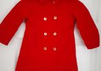 Vintage Girl's Red Coat