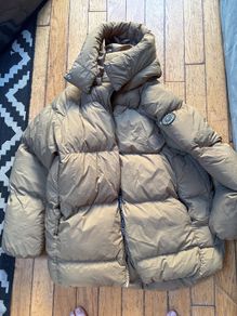 quilted arsenal women's coat