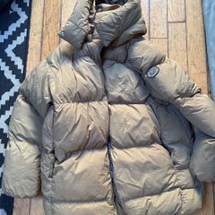 quilted arsenal women's coat
