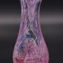 Caithness British Pink + White Speckled Glass Vase Image 2