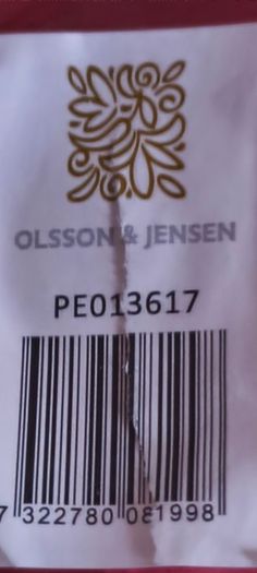 Olsson & Jensen, a Swedish brand known for interior design Handmade candle holder with a vibrant design.