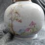 Antique French Limoges porcelain oil lamp Image 3