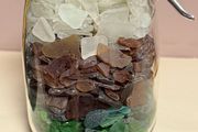 Jar of Sea Glass