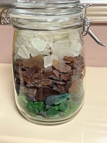Jar of Sea Glass