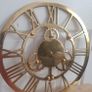 Clock/Roman Numeral Skeleton Round Brass Wall Clock, 46cm .. Easy to Hang with Build-In Hook .. Price Drop Image 5