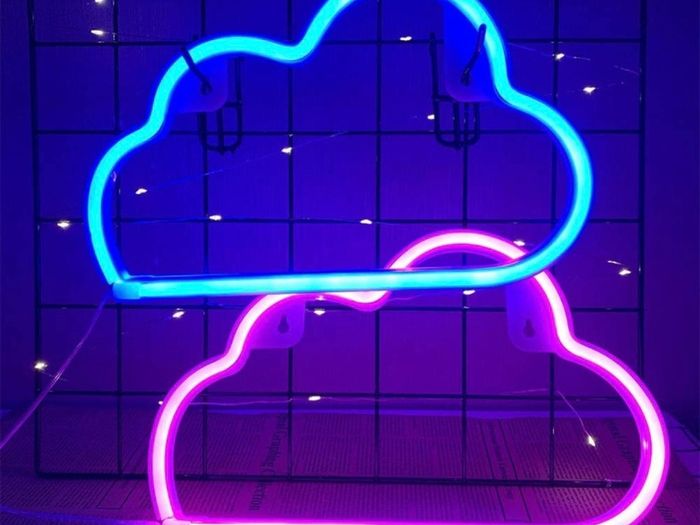 Neon Cloud Lights Pink Neon Light Neon Lights for Walls Neon Wall Light Cloud Neon Light Signs Neon Night Light for Girls Bedroom Cloud Neon Light Battery/USB Operated Light up Your Home Party (FREE POSTAGE)