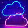 Neon Cloud Lights Pink Neon Light Neon Lights for Walls Neon Wall Light Cloud Neon Light Signs Neon Night Light for Girls Bedroom Cloud Neon Light Battery/USB Operated Light up Your Home Party (FREE POSTAGE) Image 2