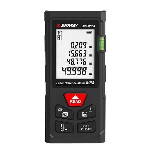 Laser Distance Meter, 50M  Rangefinder, Laser Tape