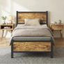 3ft Single Bed Frame, Single Bed with Heavy Duty Metal Slats Support Under-Bed Storage, Noise Free, Easy Assembly, No Box Spring Needed Image 8