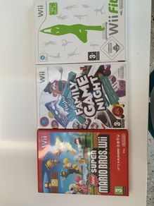 Super Mario,Wii fit, Family Game night