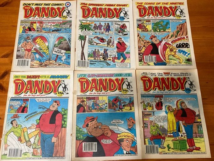Comics: 'The Dandy' 1990 (45 numbers)