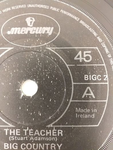 Big Country 7" Vintage Cut Vinyl Record "Irish Pressing" 1986 (Mfd In Ireland) Hard To Acquire (Super Rare)
