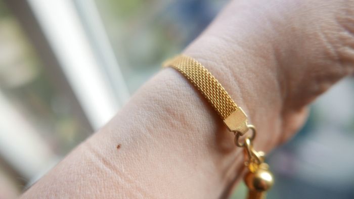 Vintage Gold Tone ANNA Bracelet 17cm