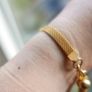 Vintage Gold Tone ANNA Bracelet 17cm Image 6