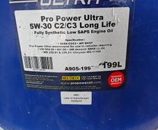 200 litres of Engine oil 5w/30 FS ultra long life