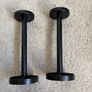 Next matte black metal curtain tiebacks Image 2