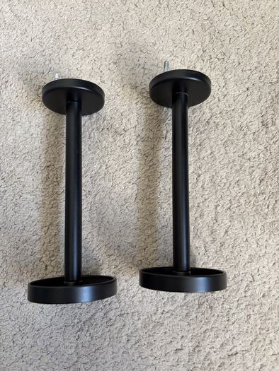 Next matte black metal curtain tiebacks