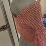 Zara red crop off shoulders blouse UK8 EU36 Postage included Image 5
