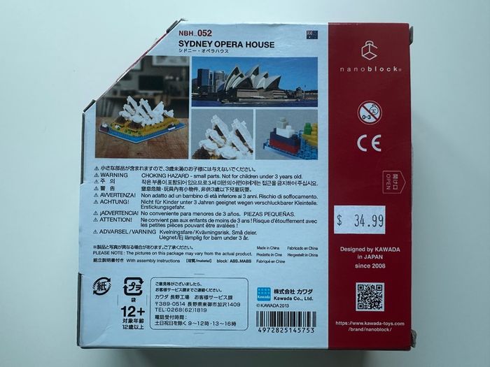 Nanoblock Sydney Opera House (Lego dupe)