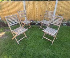 4 garden chairs