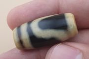 Vintage Amazing Unique Pattern Himalayan Tibetan Agate Bead Amulet