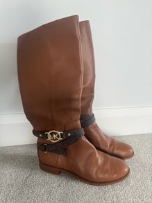 Michael Kors tall flat boots - free postage