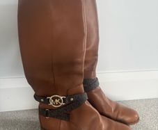 Michael Kors tall flat boots - free postage