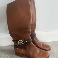 Michael Kors tall flat boots - free postage