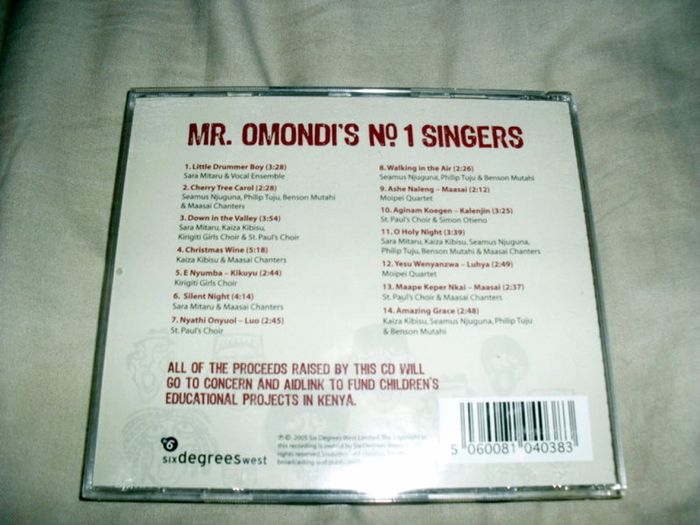 Mr Omondis Singers CD. Free Postage!