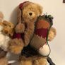 Vintage Christmas Teddies Image 3