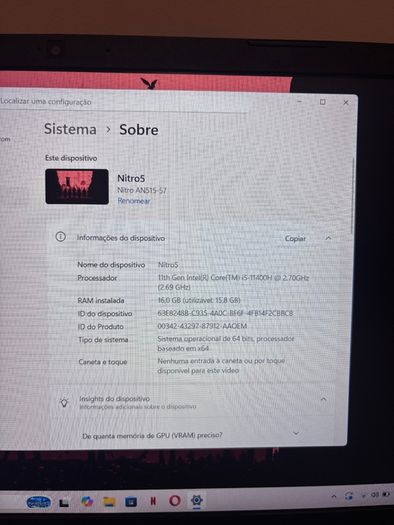Acer nitro 5