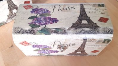 2 Paris Theme Wooden JEWELLERY Boxes