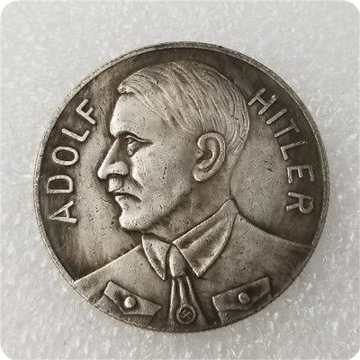 Ww2 Mark German Coin  Hitler Luftwaffe Swastika Nazi Warplane  Reichsmark