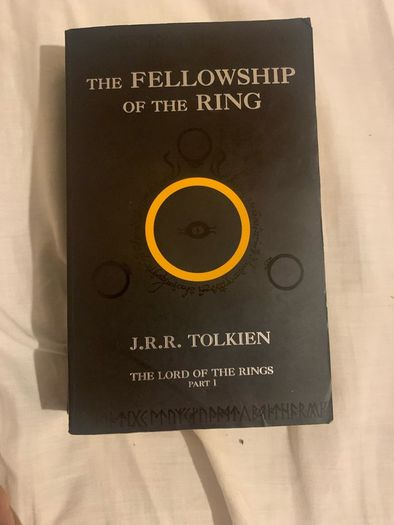 (1990's) Paperback Lord of the rings trilogy & the hobbit book lot