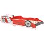 Children LED Race Car Bed 90x200 cm Red Image 2