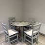 Round 4 seater dining set Image 2