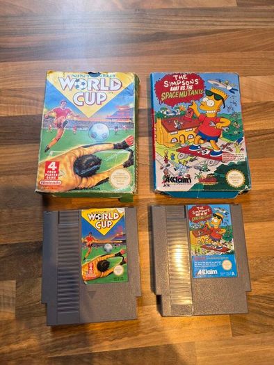Nintendo NES Console Bundle | Fully Working | 2 Controllers, Zapper & 2 Games