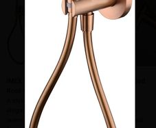 Douche Valve, Rose gold Concealed Bidet spray