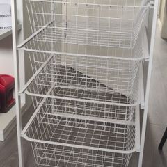 2 x Wardrobe insert storage drawers
