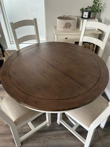 Solid wood reclaimed table