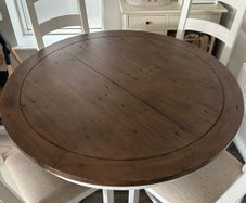 Solid wood reclaimed table