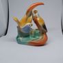 Vintage Wooden Car and Ceramic Birds Pencil/Pen Holders Image 9