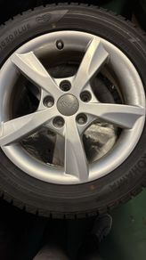 Genuine 16" Audi A3 alloys with winter tyres