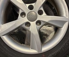 Genuine 16" Audi A3 alloys with winter tyres