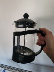 Glass jug with filter, infuser jag, tea pot