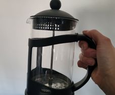 Glass jug with filter, infuser jag, tea pot
